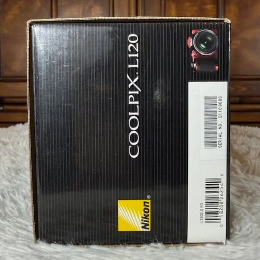 Nikon Red COOLPIX L120 14.1 MP Digital Camera + Travel Storage Bag
